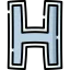 H icon 64x64