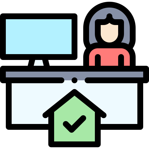 Work from home 图标