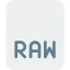 Raw file icon 64x64