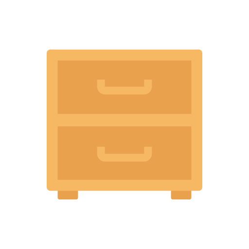 Bedside table icon