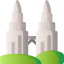 Twin towers icon 64x64