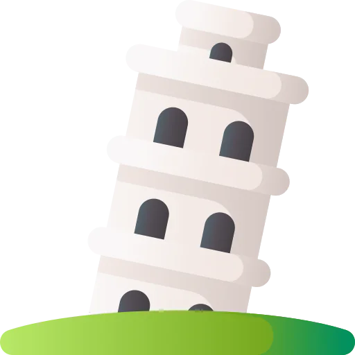 Pisa tower ícono