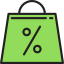 Shopping bag biểu tượng 64x64