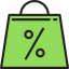 Shopping bag ícono 64x64