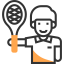 Tennis player icon 64x64