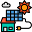 Solar energy icon 64x64