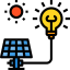 Solar energy icon 64x64