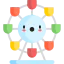 Ferris wheel アイコン 64x64