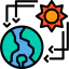 Solar energy icon 64x64