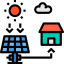 Solar energy icon 64x64