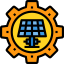 Solar energy icon 64x64