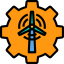 Wind energy icon 64x64