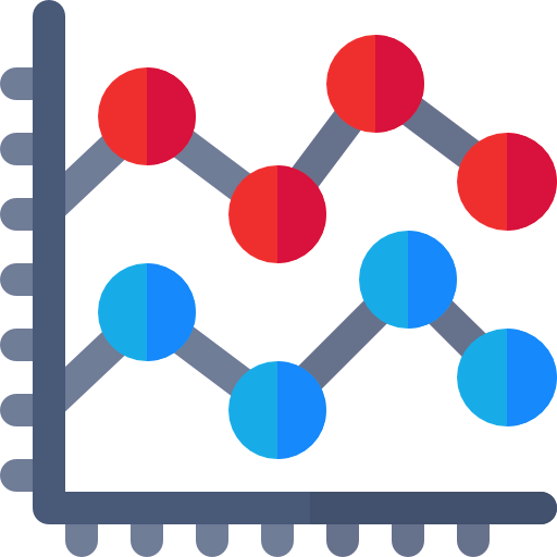 Line chart icon