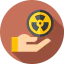 Nuclear energy icon 64x64