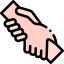 Helping hand icon 64x64