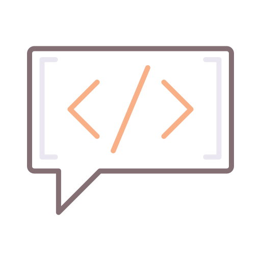 Coding language icône