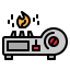 Gas stove icon 64x64
