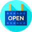 Open sign icône 64x64