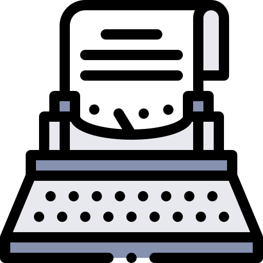 Typewriter icon