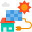Solar energy icon 64x64