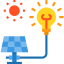 Solar energy icon 64x64