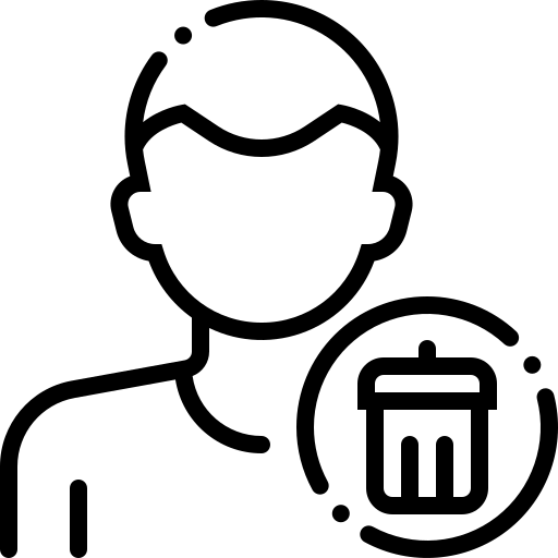 Delete user ícone