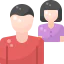 Male and female icon 64x64