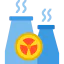 Nuclear plant icon 64x64