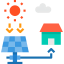 Solar energy icon 64x64