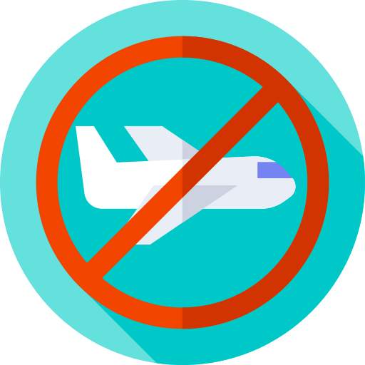 No flight icon