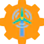 Wind energy icon 64x64