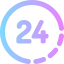 24 hours icon 64x64