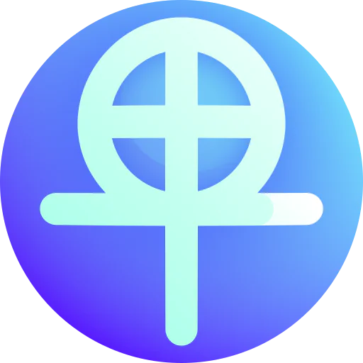 Coptic cross icon