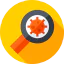 Virus search icon 64x64