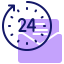 24 hours support icon 64x64