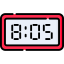 Digital clock icon 64x64