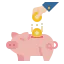 Piggy bank icon 64x64