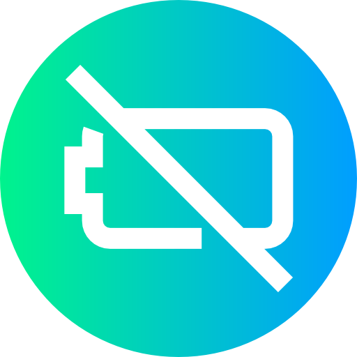Empty battery icon