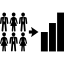 Demographics of a population icon 64x64