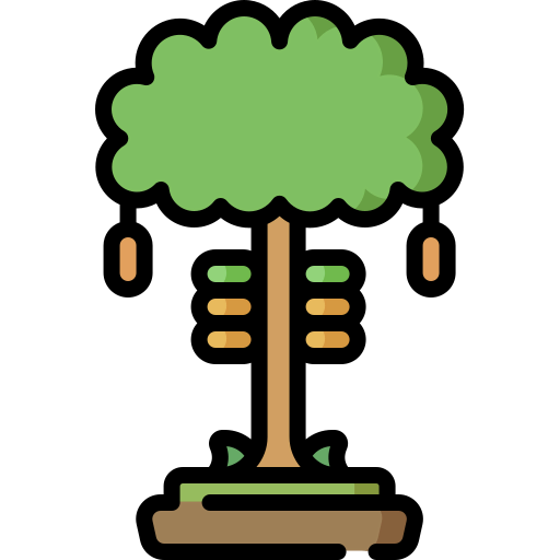 Cocoa tree ícono