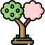 Almond tree icon 64x64
