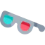 3d glasses Ikona 64x64