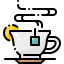 Hot tea ícone 64x64