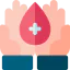 Blood donation icon 64x64