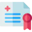 Medical certificate icon 64x64