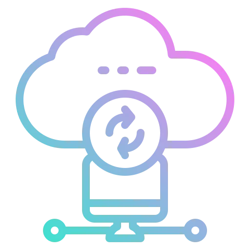 Cloud storage icon
