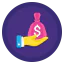 Money bag icon 64x64