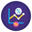 Floating interest rate icon 64x64
