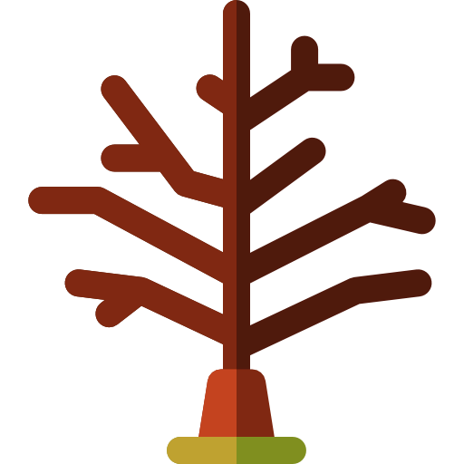 Dry tree icon