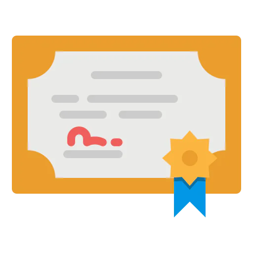 Certification icon